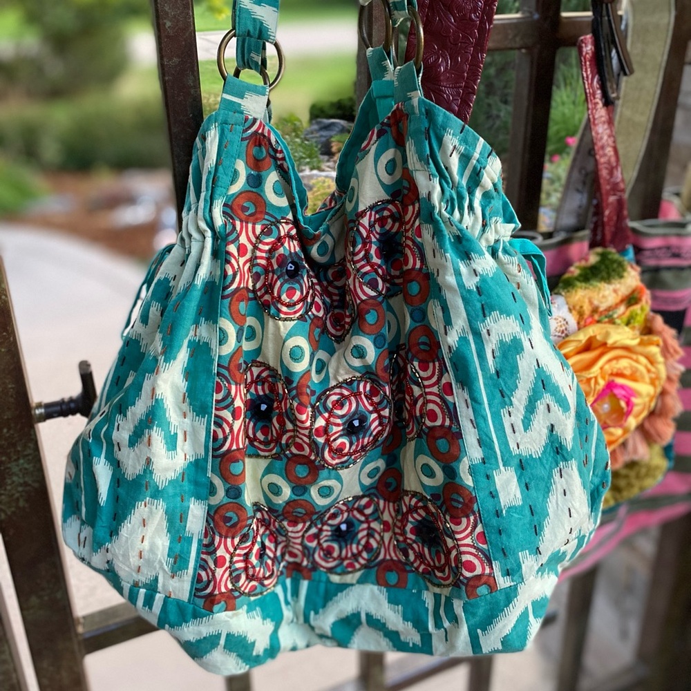 Kitenge fabric tote